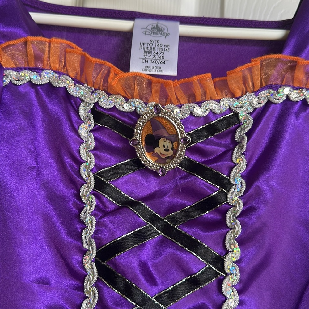 Disney Purple and Orange Minnie, mouse Halloween costume dress - Picture 3 of 8